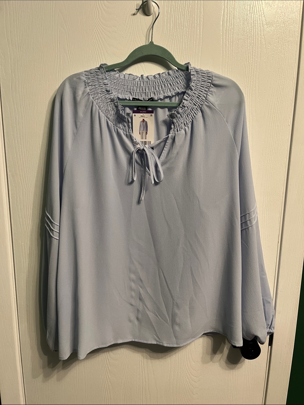 NWT Social Standard by Sanctuary light blue XXL flowy top!